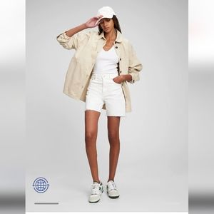 6" High Rise Cheeky Midi Shorts with Washwell, GAP